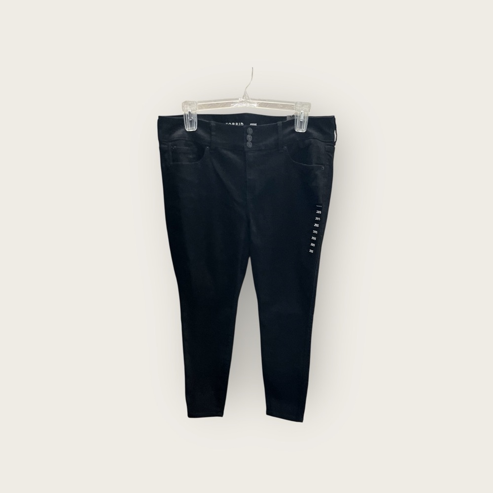 Torrid Feel the Fit Jegging Skinny Super Soft High-Rise Jeans Black Size 20S